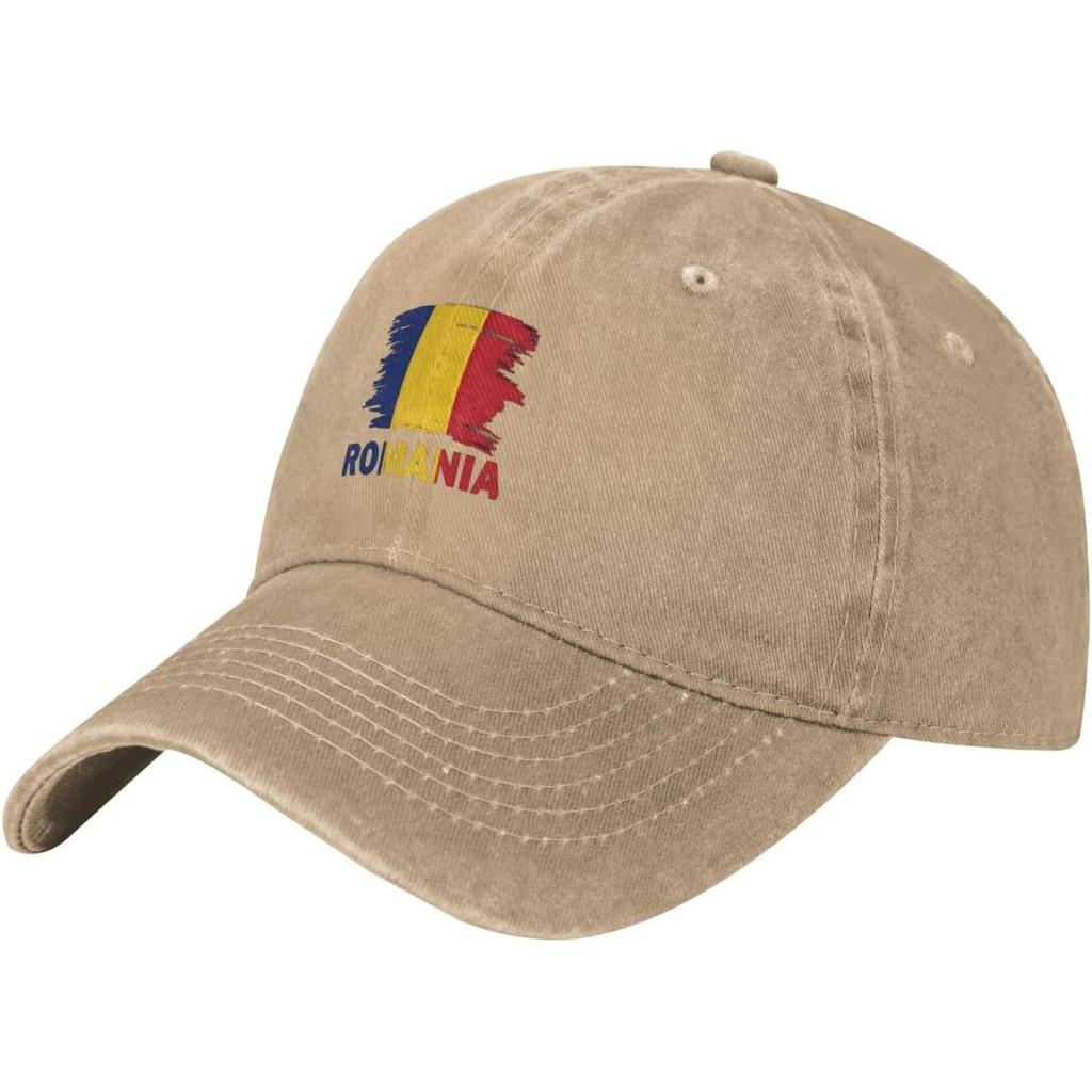 RoUnisexia Flag Distressed Baseball Cap Unisex Cotton Adjustable Low Profile Dad Hat