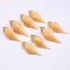 5Pcs Drilled Conch Pendant Artificial Drilling Shell With Diamond Yellow String Snail Pendant For Jewelry Making DIY Necklace Bracelet Accessory
