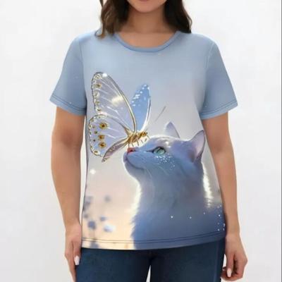 Летние Минималистичные Футболки с Коротким Рукавом и Круглым Вырезом, Простые Графические Футболки, Женская Одежда, Модная Женская Футболка, Повседневная Женская Одежда