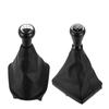 For Peugeot 206 207 307 CC 406 5 Speed Gear Shift Knob Shifter Lever Stick Gaiter Boot Cover PU Car Accessories
