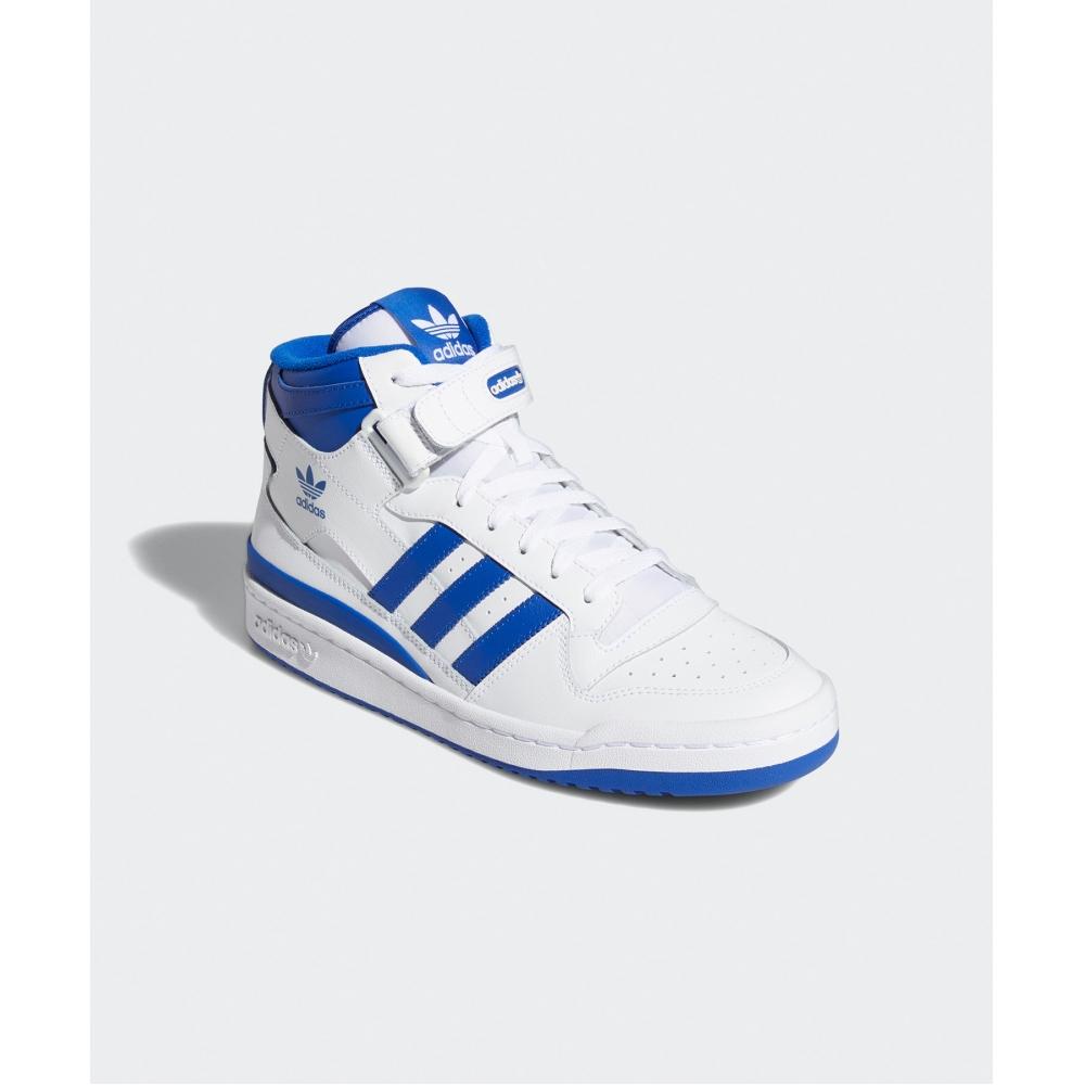 Adidas Форум Средний Белый Синий Fy4976 Форум Средний Ftwwht Royblu Ftwwht