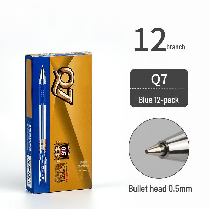 Набор ручек для офиса Q7 Neutral: Черные, красные и синие шариковые ручки