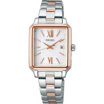 SWFH140 (SEIKO SELECTION S Series Solar Radio Controlled Metal Band Womens) Квадратные часы
