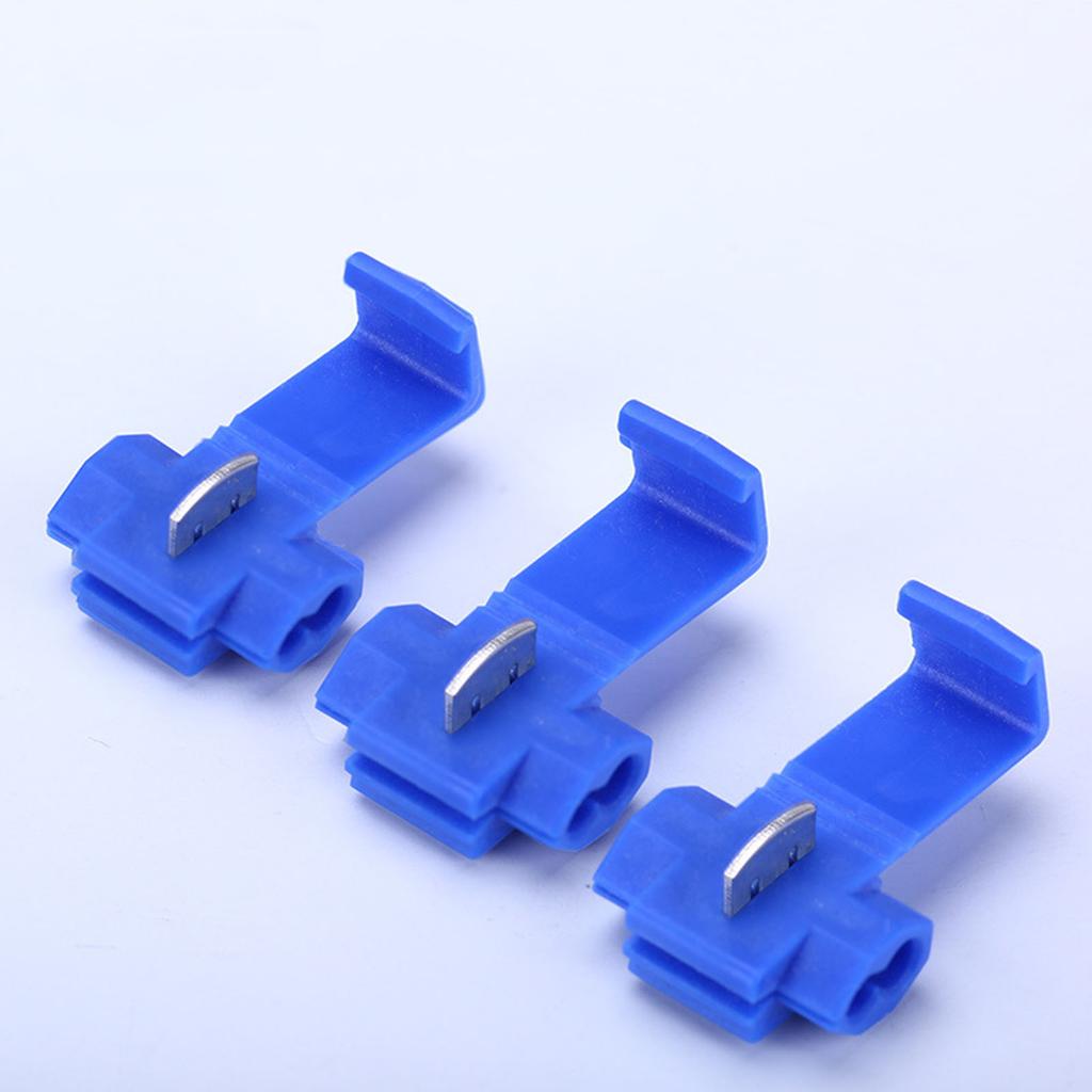 100 шт. Беспаечные быстросъемные защелкивающиеся соединители проводов Корпус из ПП Медный аксессуар для электропроводки