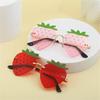 Unique Strawberry Sunglasses for Women Men Hip Hop Rave Party Eyewear Festival Sun Glasses Street Snap Christmas Decorations
