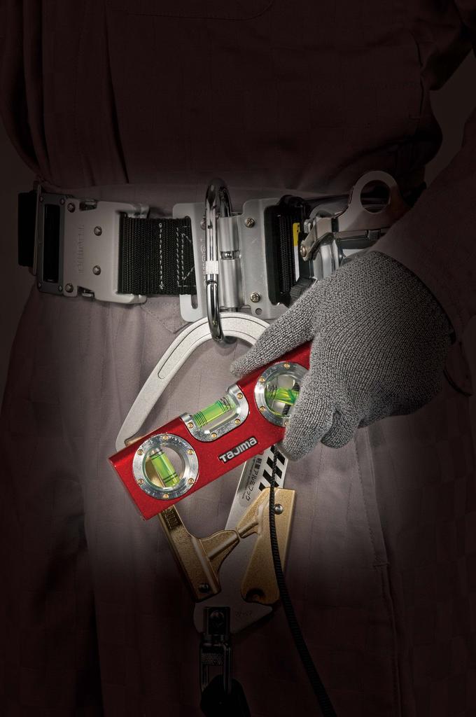 Мобильный уровень Tajima 160 мм, красный ML-160