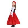 Girl's  Vintage Dress Solid Color Patchwork Cosplay Dresses
