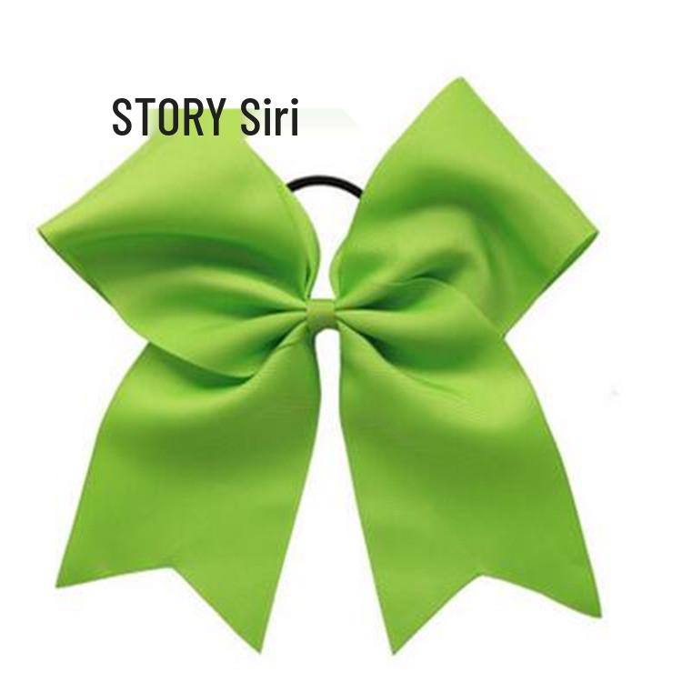 8-Inch Pigtail Bow Ribbon Hair Tie for Girls