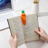 2Pcs/set Cute Kawaii Carrot Bookmark Cartoon 3D Book Marks For Kids DIY Decoration Gift School Supplies Office Stationery