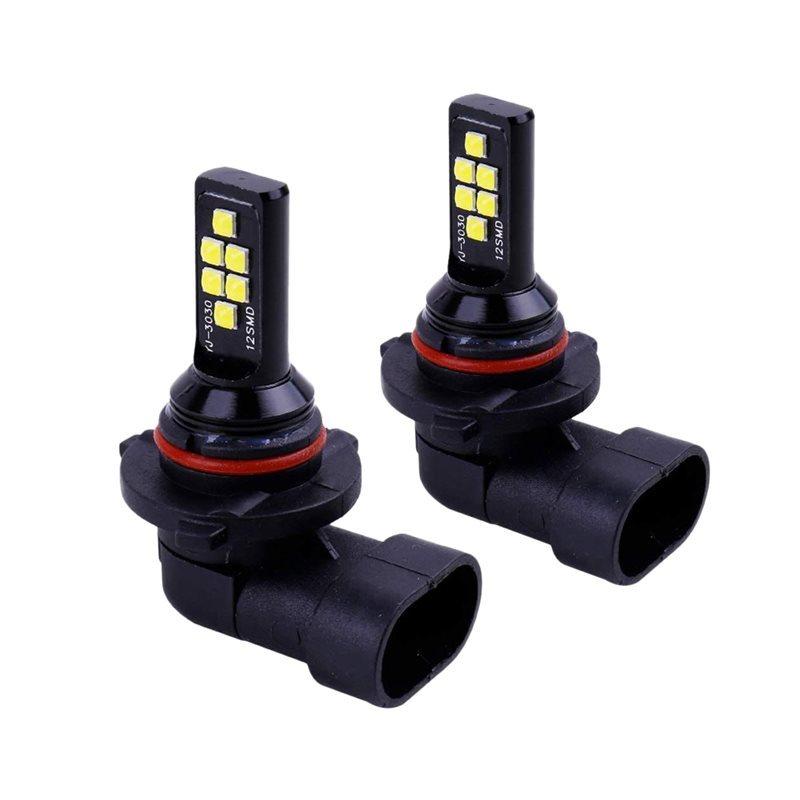 6X HB4 9006 LED Fog Light Bulb Advanced 3030 SMD Daytime Running DRL Lamp, Cool White 6000K