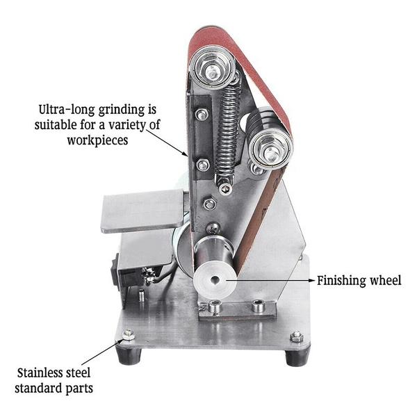 Многофункциональная шлифовальная машина, мини-электрическая ленточная шлифовальная машина, полировально-шлифовальный станок, двигатель 775