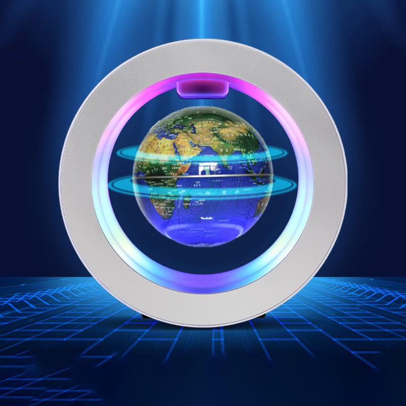 4 Inch Magnetic Levitation Globe Creative Home Office Ornaments Birthday Gift Us Plug