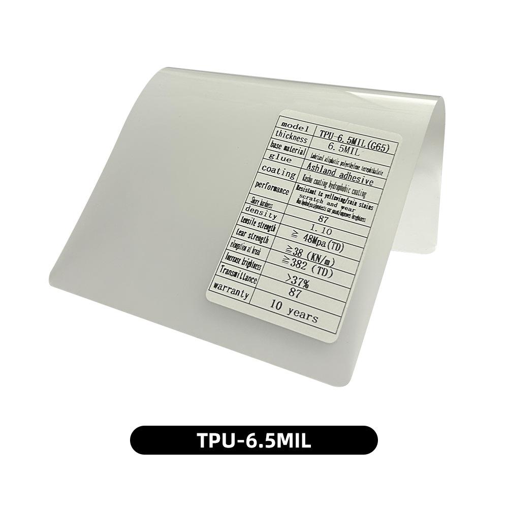 TPU Car Paint Protection Film - Transparent, Hydrophobic, Stain Resistant, Snow-Ready Full Car Cover