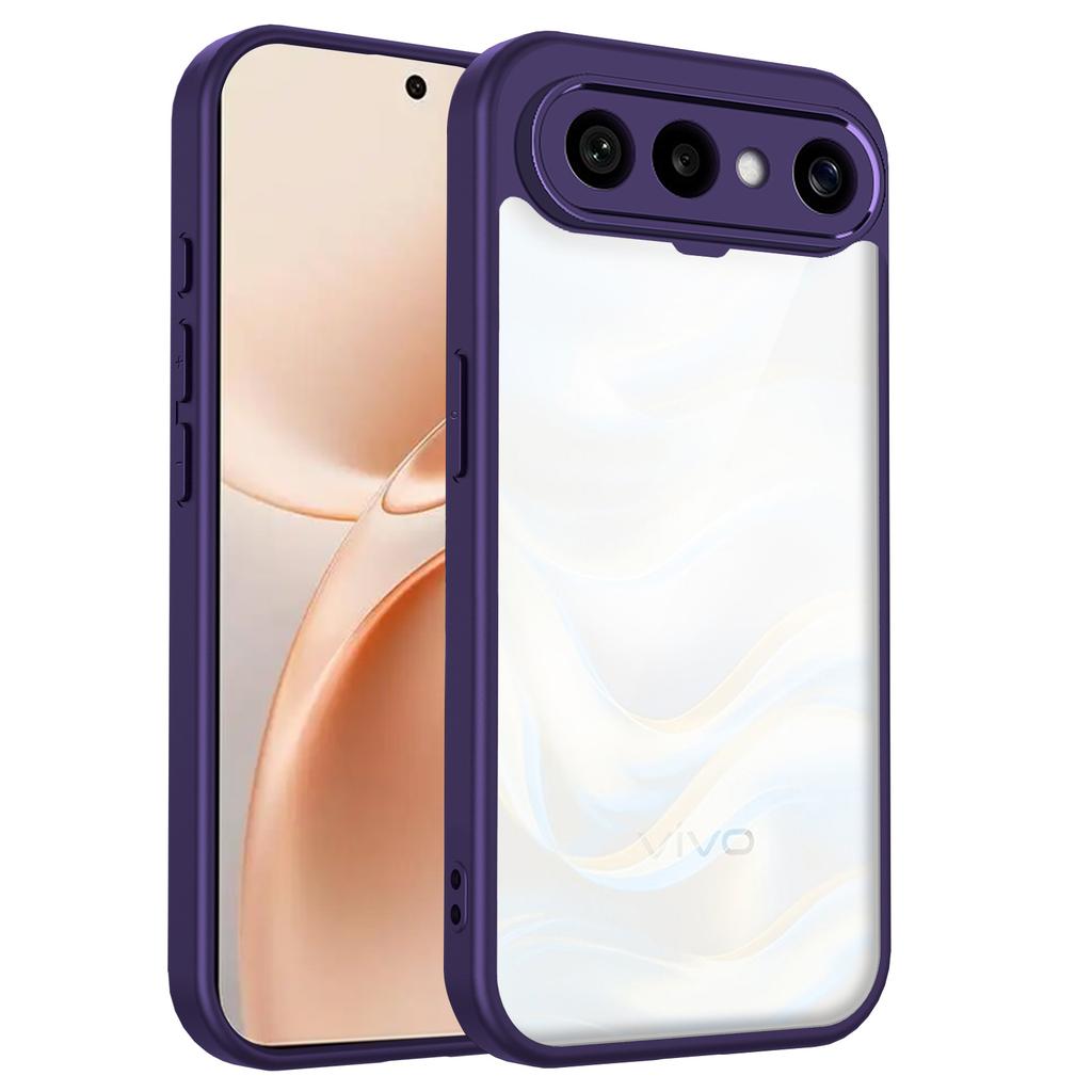 Для Vivo X300 FE Чехол для телефона Vivo X300 FE Чехол-бампер Vivo X300 FE Силиконовый бампер с воздушной подушкой Прозрачная матовая задняя крышка Жесткая