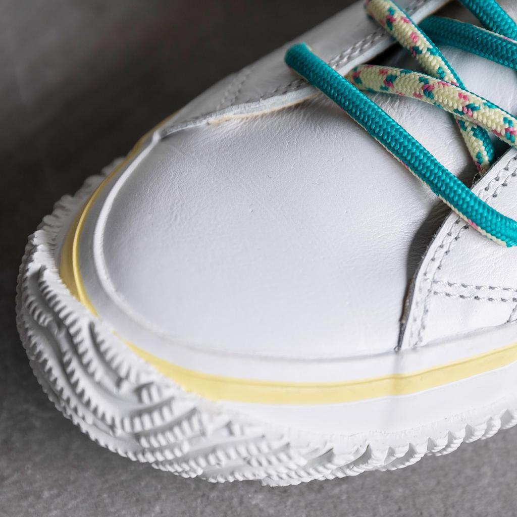 Кеды размера S для мужчин и женщин [Spingle] SP-1045 Белый/Желтый (24.5см)