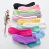 18 Styles Candy Color Thermal Warm Plush Socks Women Coral Fleece Floor Sox for Female Girls Colorful Wife's Gifts