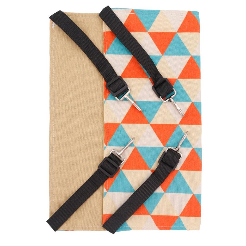 Мягкая двусторонняя дышащая моющаяся подвесная кровать для морской свинки, клетка, аксессуары, качели, гамак для кошки