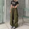 Danmo Y2K Women Sweatpants Wide Leg Joggers Trousers Clothes Streetwear Cargo Korean Harajuku Baggy Parachute Pants Plus Size