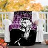Lil Peep printed throw blanket—lightweight,soft,warm;versatile blanket for all seasons—perfect as &air-conditioning throw,nap blanket