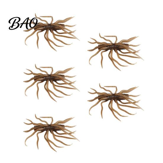 High Frequency Vibration Lure 1/3/5Pcs 9.5cm/9g Floating Soft with Multi-Tentacles, Realistic Topwater Bite Resistant Fishing Bionic Bait, Artificial