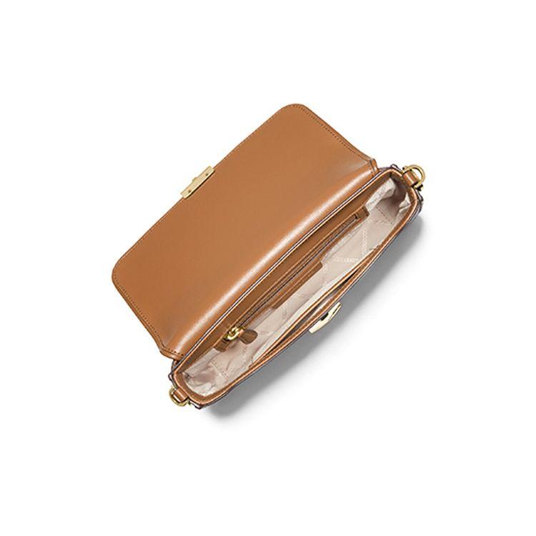 Michael Kors MK Bradshaw Monogram Винтажная кожаная сумка через плечо Маленькие женские сумки Разноцветный 30F1G2BL1B-212