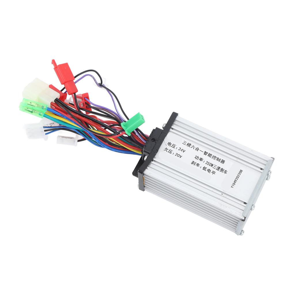 Контроллер бесщеточного двигателя 24 В 350 Вт Контроллер электродвигателя для электровелосипедов, велосипедов, трехколесных велосипедов, мотоциклов