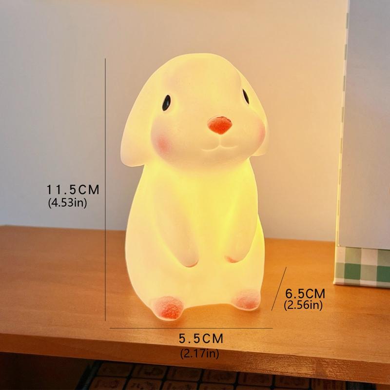 Творческая мода милый мультфильм собака личность маленькая настольная лампа студенческая спальня прикроватная лампа украшение маленький ночник современный