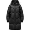 Tamboer Women's Fashion Hooded Mid-Length Down Jacket