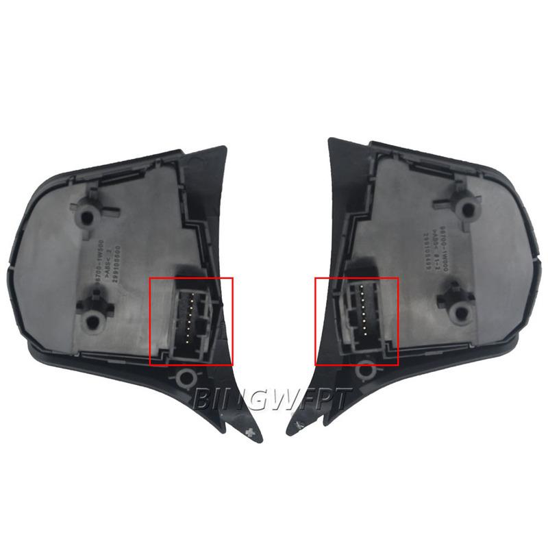 For Kia RIO 5DOORS 2012-2015 Year Steering Wheel Buttons Car Switches Controller Volume Music with Backlight