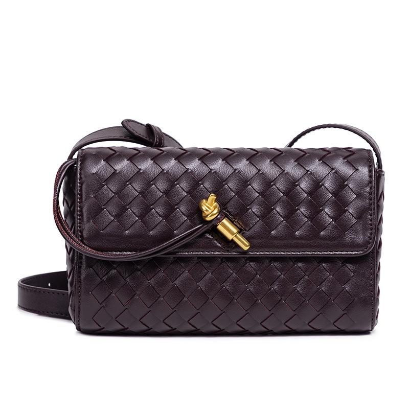 Женская сумка Niche Design Mini Handmade Bag Модная простая горизонтальная сумка через плечо Модная маленькая квадратная сумка