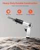 Air Hammer, 3500BPM Pneumatic Hammer with 70mm Stroke & 4PCS Chisels Round Shank, Pistol-Grip Compact Air Chisel Pneumatic Shovel Tool for Cutting