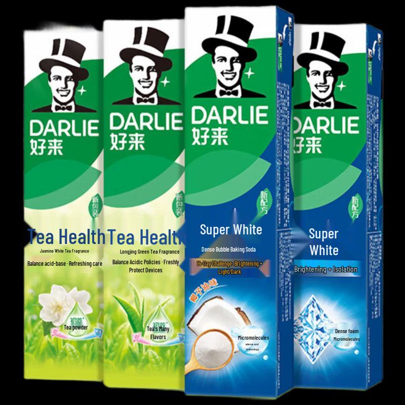 Darlie Ultra White Baking Soda + Tea Essence Toothpaste 4-Pack