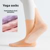 Female Autumn Yoga Non Slip Indoor Pilates Fitness Towel Bottom Shock Absorptiveperspiration Tube Cotton Socks