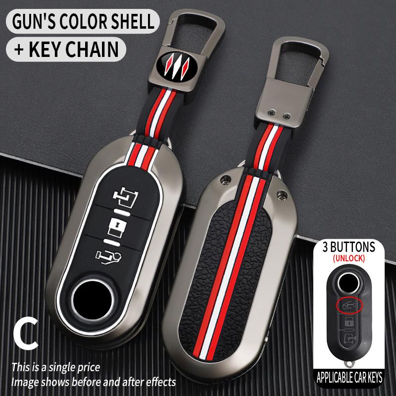 Чехол-раскладушка для автомобильного пульта из цинкового сплава для Fiat Ducato 500 500L Panda Grande Punto Lancia Musa Автоаксессуары