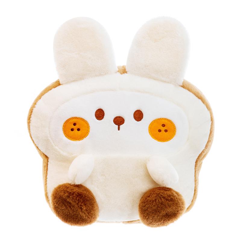 Милая имитация еды тост мягкая кукла хлеб плюшевая кукла мультяшная собака кролик утка подушка украшение дома детские игрушки подарок на день рождения