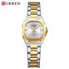 CURREN 9104 Женские кварцевые часы с браслетом из стали, повседневные, модные