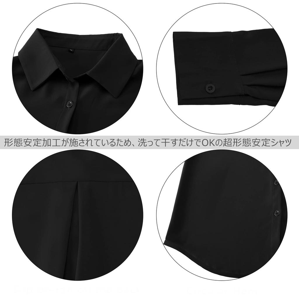 SPRING SEAON Shirt Loose Long Plus Casual Everyday Size L Women's Blouse, Soft, No-Iron, Fit, Sleeve, Sizes, Fashion, Commuting, Wear, Breathable,