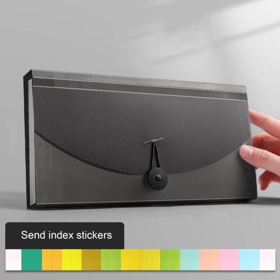 Органайзер для чеков, водонепроницаемый держатель для кассовых чеков, расширяющаяся папка с кнопками, сумка для хранения купонов большой емкости