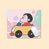 Коврик для игровой мыши Crayon Shin-Chans, милый аниме-коврик для рабочего стола компьютера, офиса, геймерский коврик для мыши, противоскользящий, легко чистится.