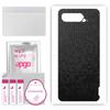 apgo Protective Skin Sticker for the Back Compatible with Asus ROG Phone 5, Wrap Film, Foil, Vinyl - Pattern Black Honeycomb