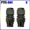 2 шт. Для PTFE Масляная Топливная Линия Шланг Фитинг Конечный AN4 AN6 AN8 AN10 AN12 Прямой 0° 45° 90° 180° Многоразовый Адаптер Конечного Фитинга Шланга