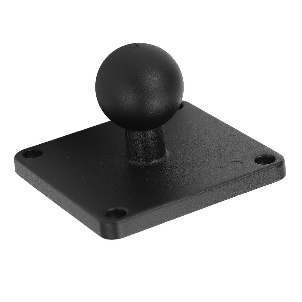 Rubber Ball Mount Base Aluminum Alloy AMPS Square Plate Durable Ball Mount Adapter Plate  for Cars