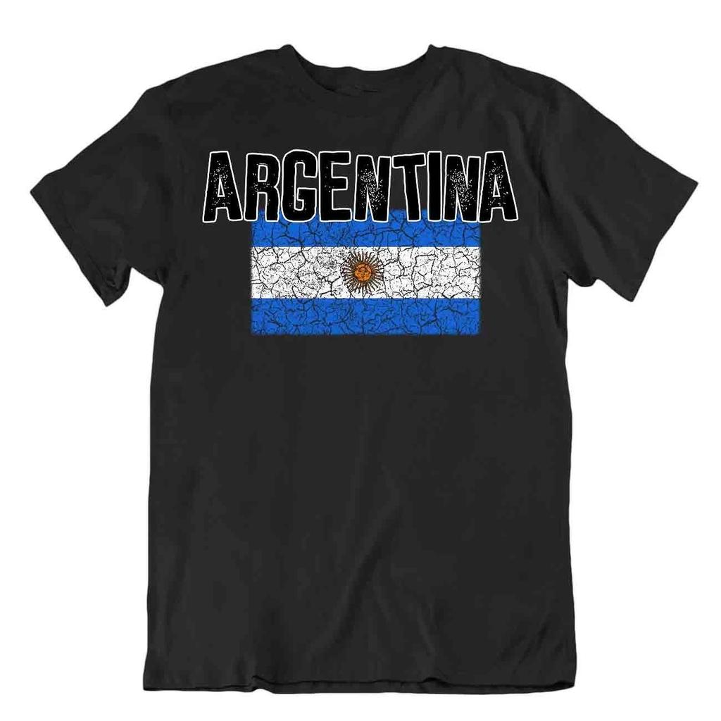 Flag T-Shirt Argentina Fashion Country Souvenir Gift Tee Pride logo