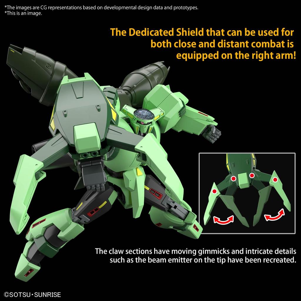 BANDAI SPIRITS Пластиковая модель HG Mobile Suit Z Gundam Volinok Samaan в масштабе 1/144 с цветовой кодировкой