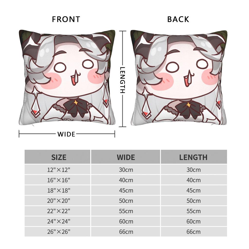 Pillow Case Kawaii Gaming T-Trickcals Print Pillow Cover For Chair Sofa Home Decor Vintage Pillowcases