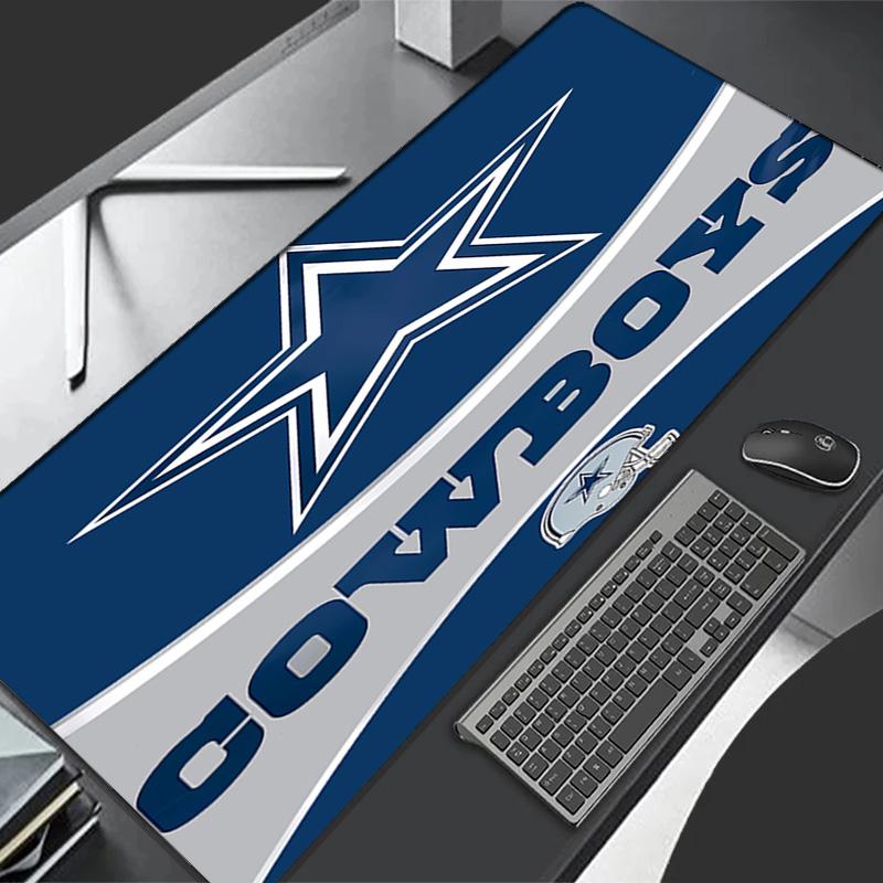 Dallas Cowboys Theme Premium Non-slip Mouse Pad with Stitched Edges,Durable Rubber Material,for Desktop & Gaming Great Gifts