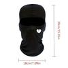 Polyester Full Face Ski Mask Cross Breathable Cycling Balaclava  Hiking Running Skiing