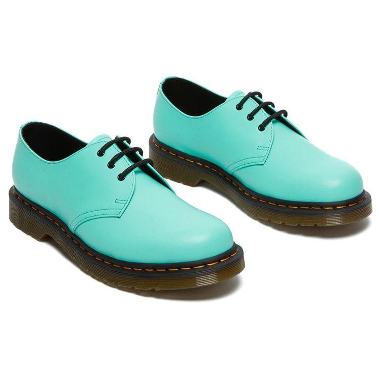 Dr. Martens 1461 Гладкие Повседневные Кожаные Туфли Мятно-Зеленые Мужские Туфли 26369983