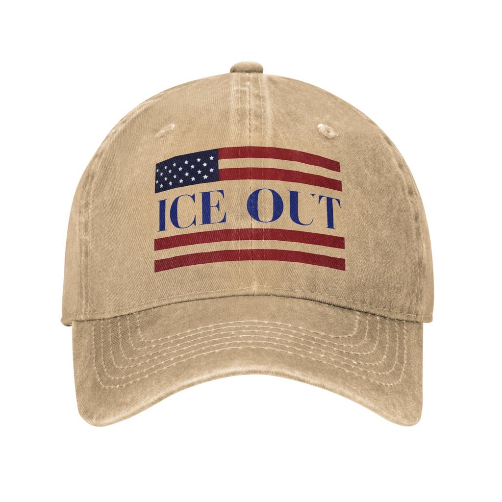 Men Women ice Out Anti Ice Minneapolis Abolish Ice Caps Wear Baseball Cap Vintage Trucker Hats Adjustable