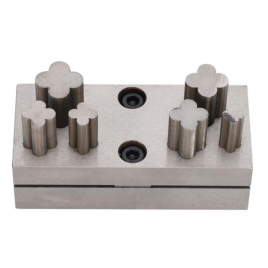 Набор дисков для пробивки отверстий, стальная пластина Lucky Clover, пробивные инструменты для ювелирных изделий